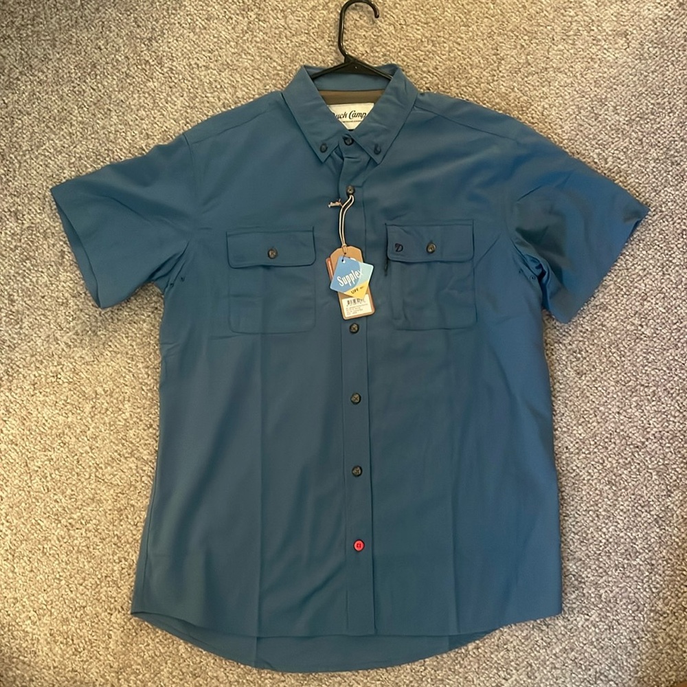Duck camp lightweight hunting shirt - blue